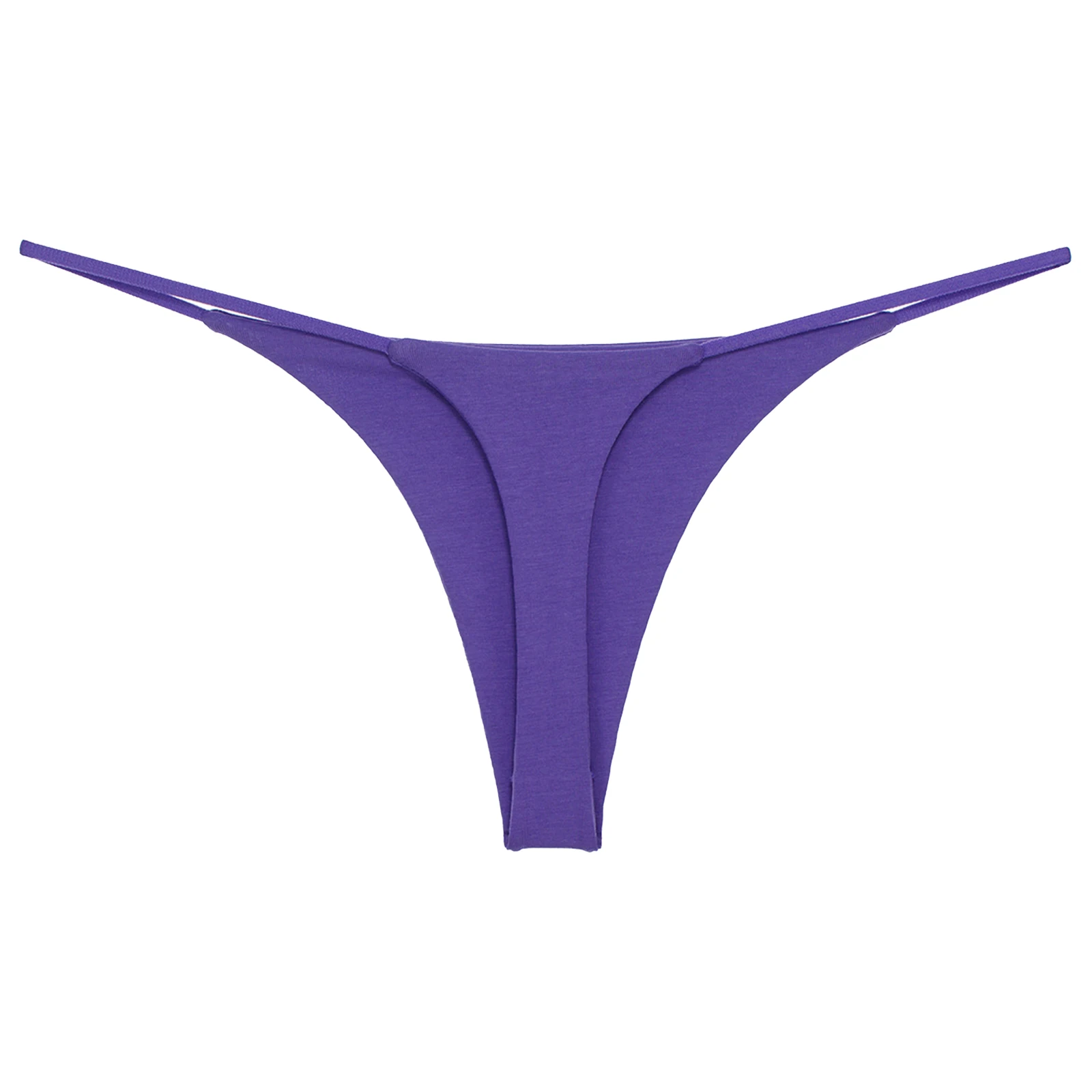 Maillot de bain string 1 pièce violet (bas)