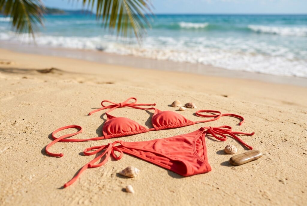 Bikini string ficelle - illustration