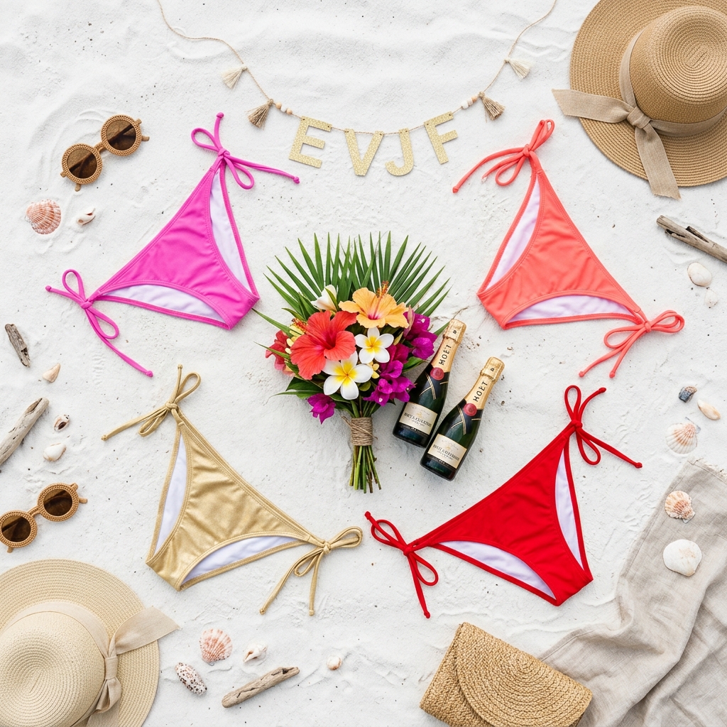 Quel maillot string pour evjf entre filles - illustration