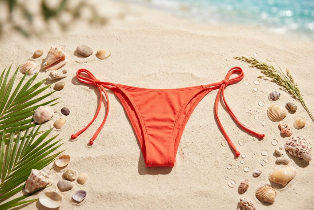 Bas de maillot tanga - illustration