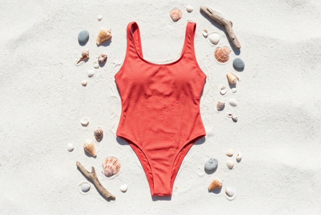 Maillot 1 piece tanga - illustration