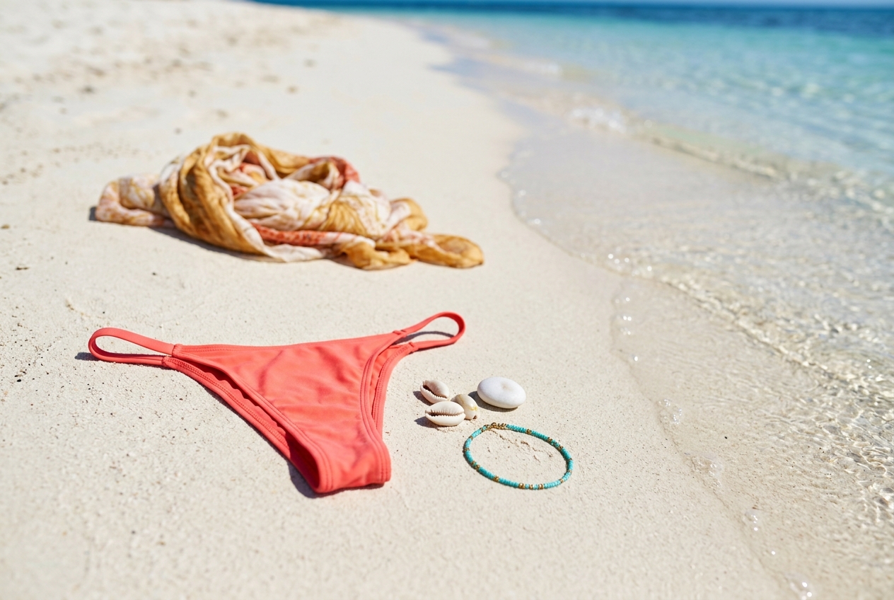 Maillot de bain thong - illustration